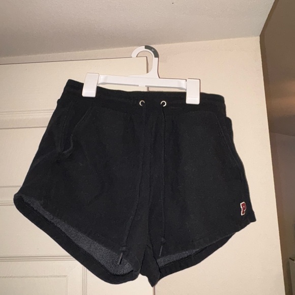 PINK Victoria's Secret Black Athletic Shorts - Picture 1 of 2